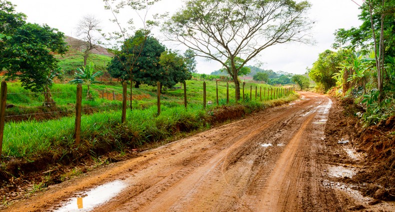 estrada de chão